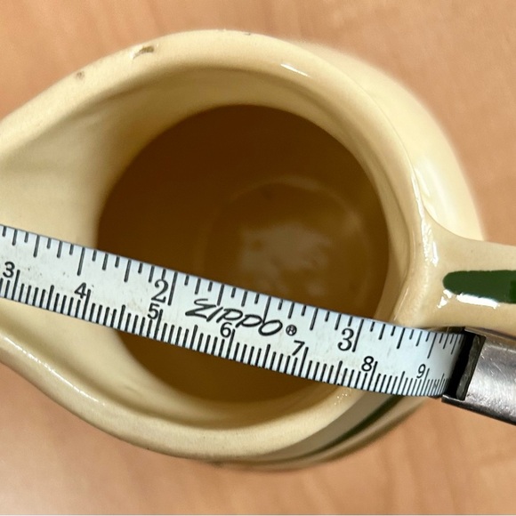 Vintage watt pottery Drink pitcher Apple and leaves #62 creamer - Picture 10 of 10